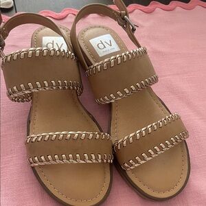 DV by Dolce Vita Brown Stitch Sandals